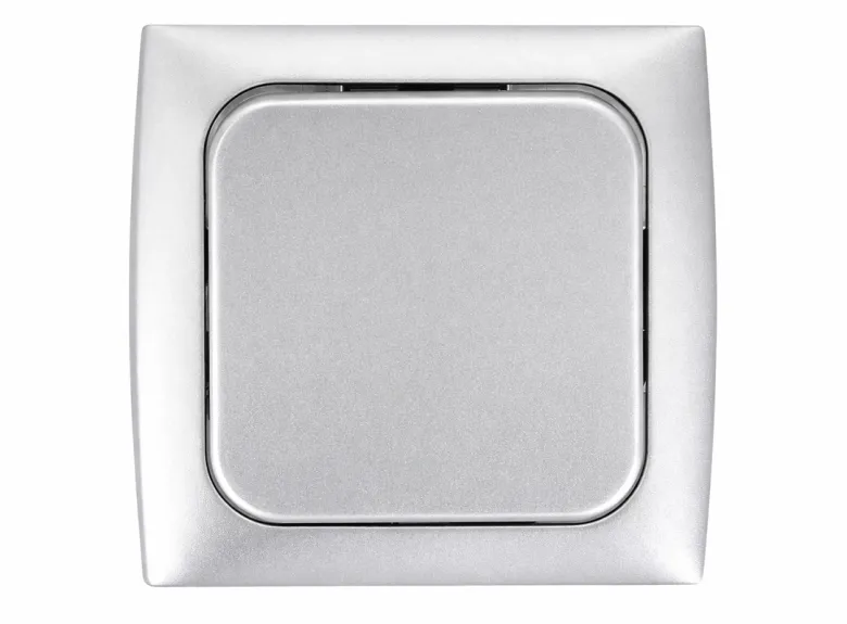 HABA C-line inbouw schakelaar - silver