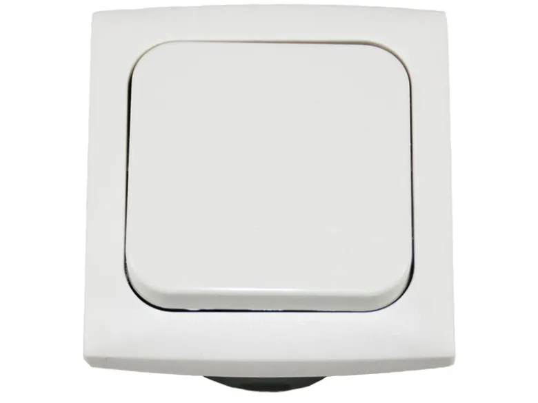 HABA C-line inbouw schakelaar - white