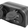 HABA 12 volt + 2x USB opbouwdoos