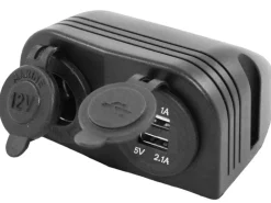 HABA 12 volt + 2x USB opbouwdoos