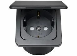 HABA wandcontactdoos - black