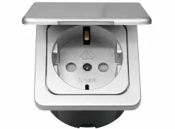 HABA wandcontactdoos - silver