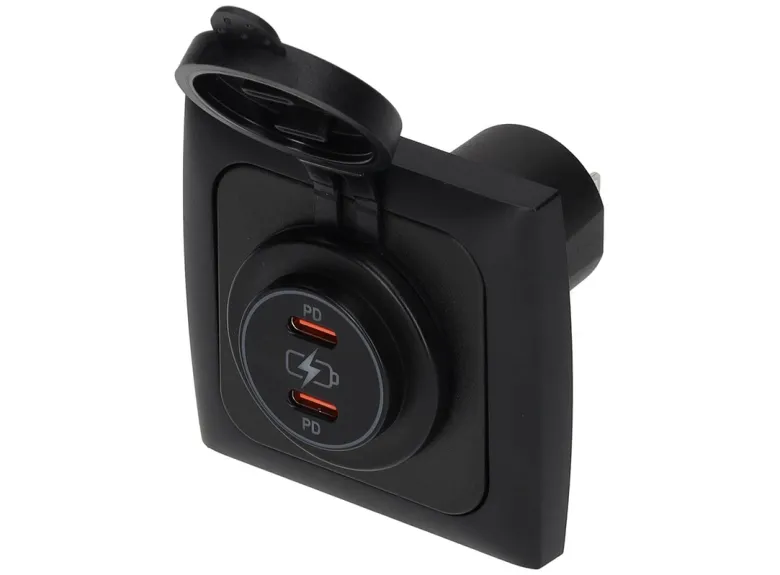 HABA 2x USB-C PD 36W snelladers inbouwdoos