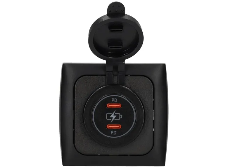 HABA 2x USB-C PD 36W snelladers inbouwdoos