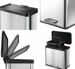 Hailo Öko Duo Plus L prullenbak - 17+9 liter