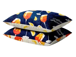HappyBed Aperol Spritz set van 2 kussenslopen - 60x70 cm