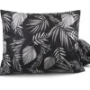 HappyBed Black leaves set van 2 kussenslopen - 60x70 cm