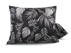 HappyBed Black leaves set van 2 kussenslopen - 60x70 cm