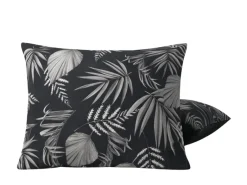 HappyBed Black leaves set van 2 kussenslopen - 60x70 cm