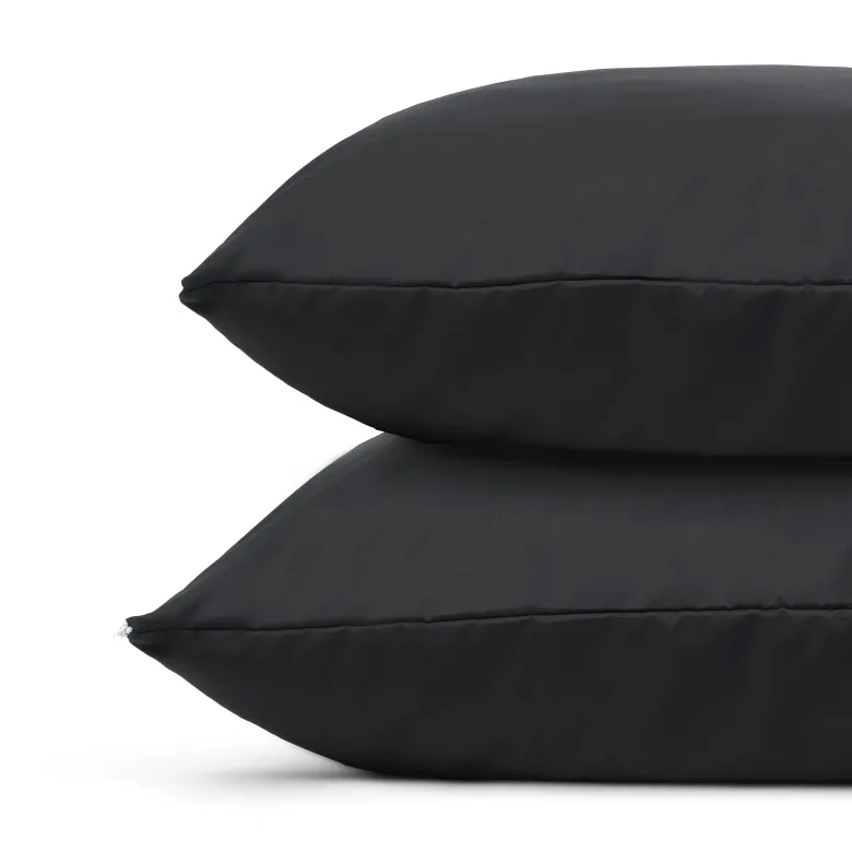 HappyBed Black set van 2 kussenslopen - 60x70 cm