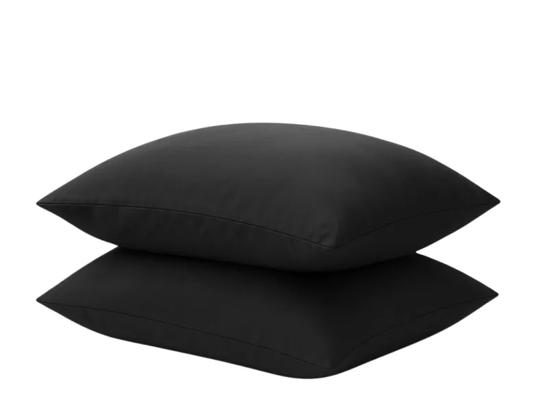HappyBed Black set van 2 kussenslopen - 60x70 cm