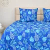 HappyBed Blue leaves All year dekbed - 140x220 cm