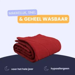 HappyBed Crimson Plum All year dekbed - 160x220 cm
