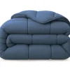 Happybed Dark Blue All year dekbed - 160x200