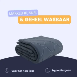 HappyBed Dark Blue dekbed - 200 x 200 cm