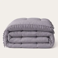 HappyBed Ibiza Gepolijst lila Dekbed - 200x200 cm
