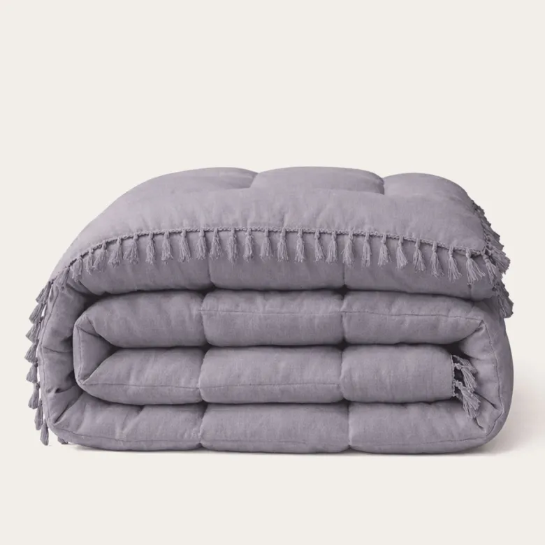 HappyBed Ibiza Gepolijst lila Dekbed - 200x200 cm