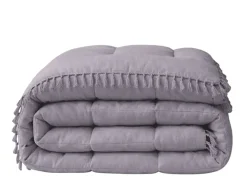 HappyBed Ibiza Gepolijst lila Dekbed - 200x200 cm