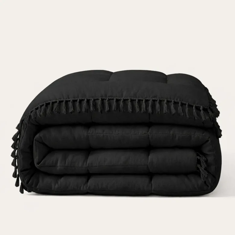 HappyBed Ibiza Zwart Dekbed - 200x200 cm