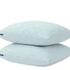 HappyBed IJsblauw Set van 2 kussensloop - 60x70 cm