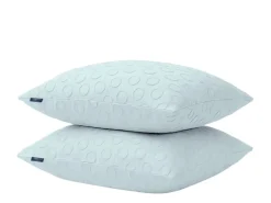 HappyBed IJsblauw Set van 2 kussensloop - 60x70 cm