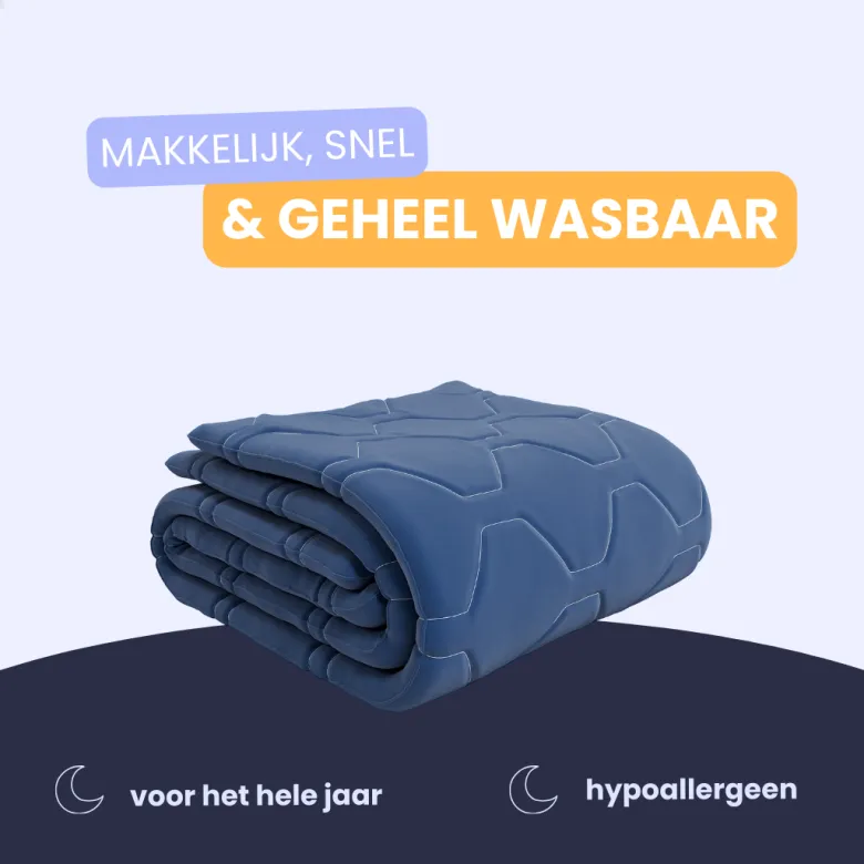 HappyBed Navy All year dekbed - 160x200 cm
