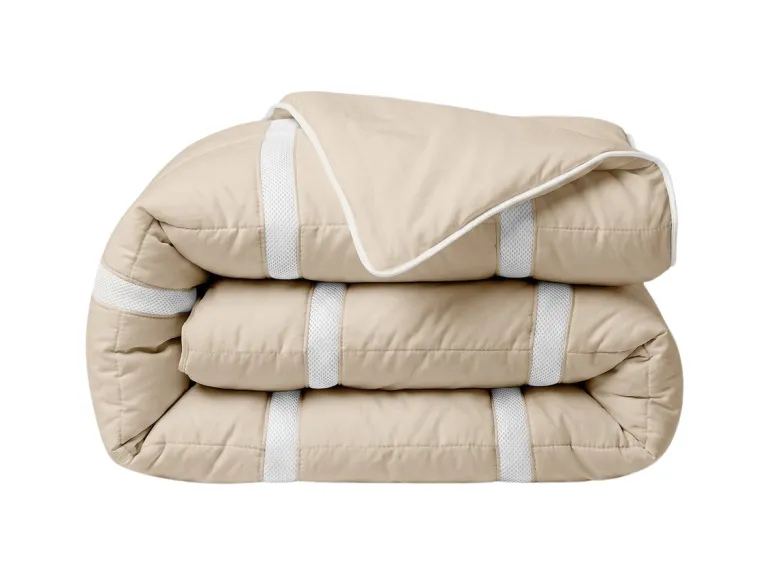 HappyBed Taupe Zomerdekbed - 140x200 cm