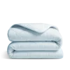 HappyBed wasbaar zachtblauw Corduroy dekbed - 140x200 cm