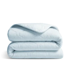 HappyBed wasbaar zachtblauw Corduroy dekbed - 140x200 cm