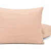 HappyBed Zachte perzik Set van 2 kussenslopen - 60x70 cm