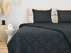 HappyBed Zwart All year dekbed - 160x200 cm