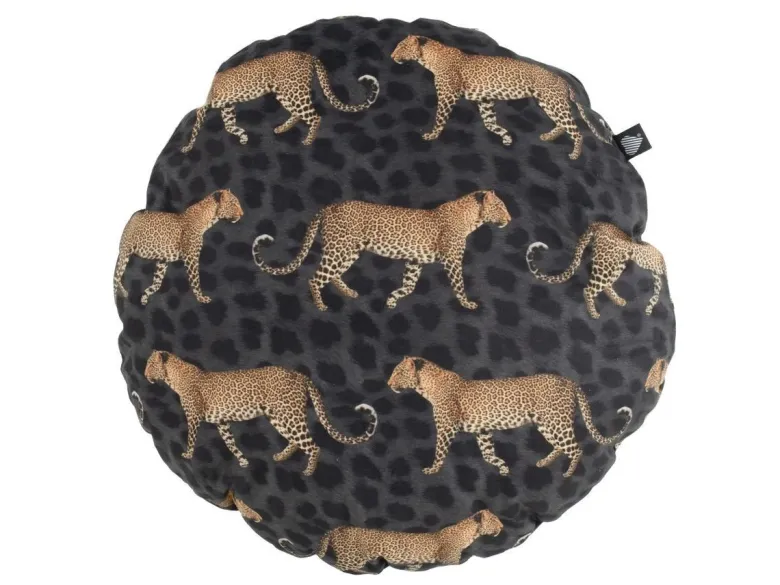 Hartman Leo black rond sierkussen