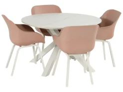 Hartman Le Soleil white stylish pink element diningstoel