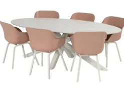Hartman Le Soleil white stylish pink element diningstoel