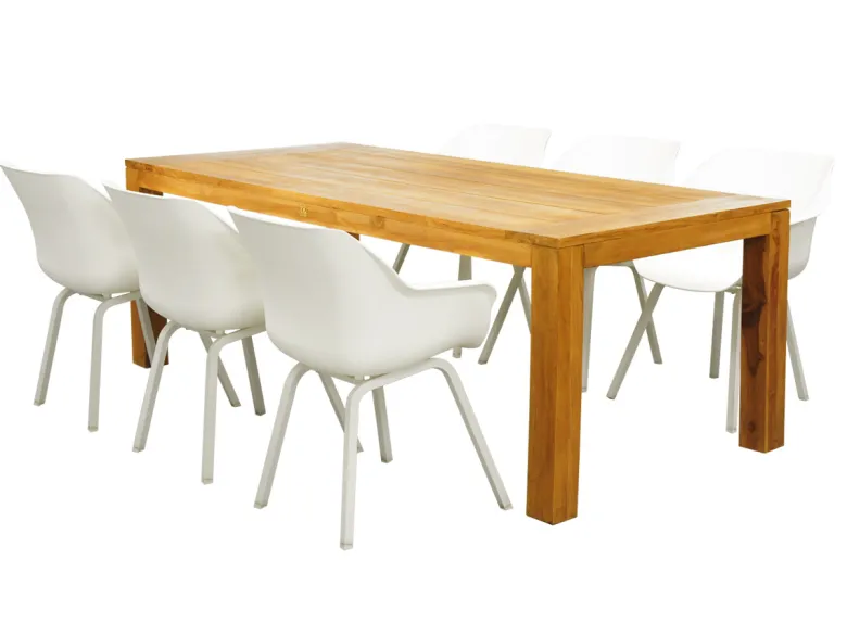 Hartman Sophie Dining Evora white 220 diningset