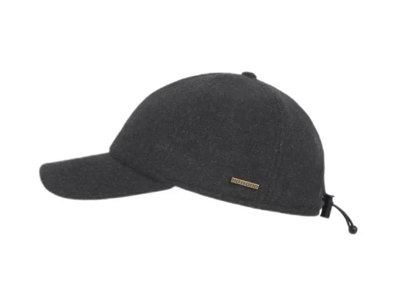 Hatland Lenox Baseball heren pet - Anthracite