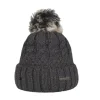 Hatland Sade No Wind Anthracite dames muts