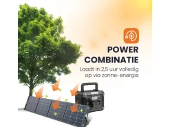 HEKO Solar Master 600 Powerstation met 200W Zonnepaneel