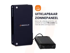 HEKO Solar Pulse Solar Powerbank met Unfold 15 Solar Panel