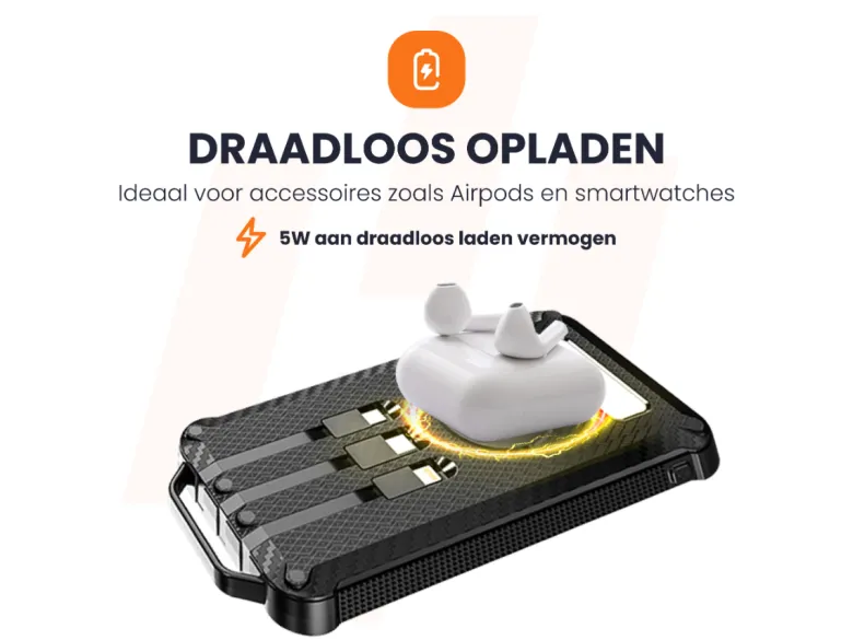 HEKO Solar Pulse Solar Powerbank met Unfold 15 Solar Panel