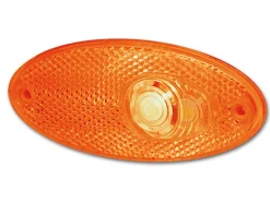 Hella ovaal zijmarkeringslamp orange - LED