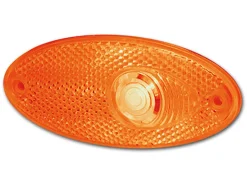 Hella ovaal zijmarkeringslamp orange - halogeen