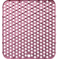 Hem afwas set bamboe borstel met afdruipmat - Pink