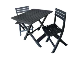 HEM Bistroset 3-delig kunststof balkonset