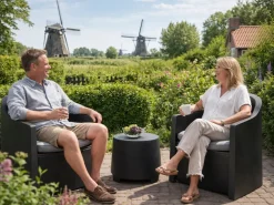 HEM 3-delige tuinset met kussens