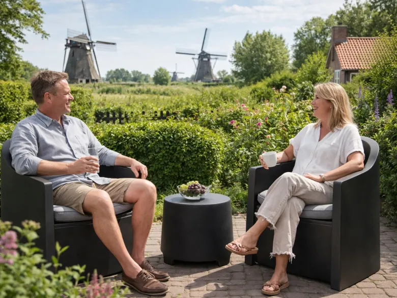 HEM 3-delige tuinset met kussens