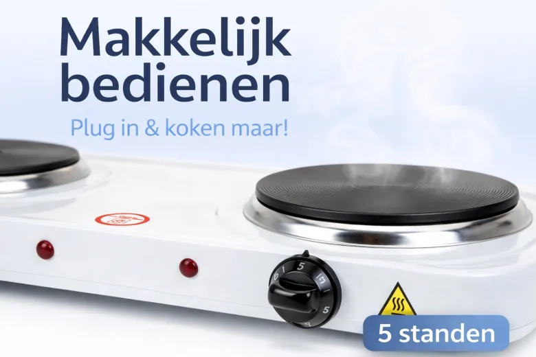 HEM elektrische camping kookplaat - 2 Pits
