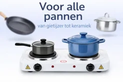 HEM elektrische camping kookplaat - 2 Pits