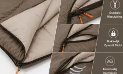 HEM Envelop Taupe slaapzak - 190 x 75 cm