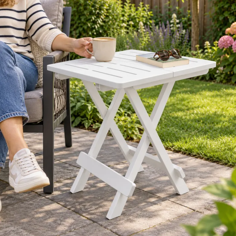 HEM Inklapbare bijzettafel - White